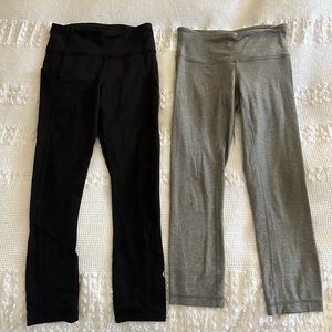 Older Lululemon leggings. Cropped